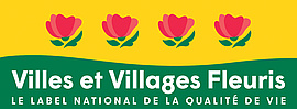 Visuel du label Ville fleurie 4 fleurs